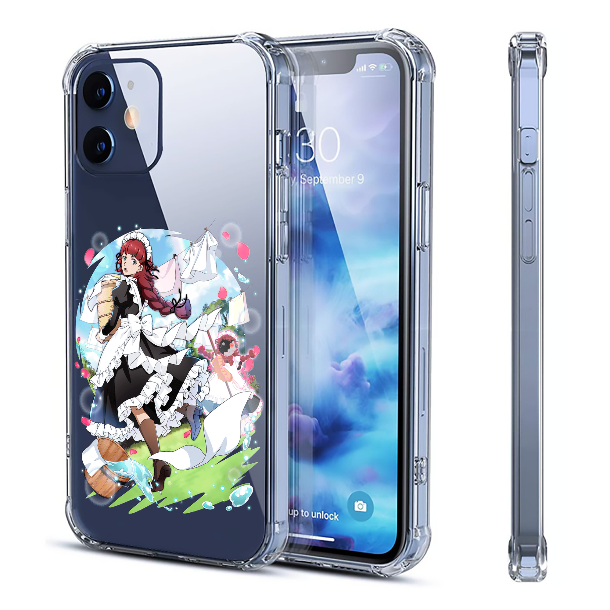 （画像用） 文豪ストレイドッグス Bungo Stray Dogs 【iPhone 12シリーズ対応】透明スマホケース（クリアソフトケース）